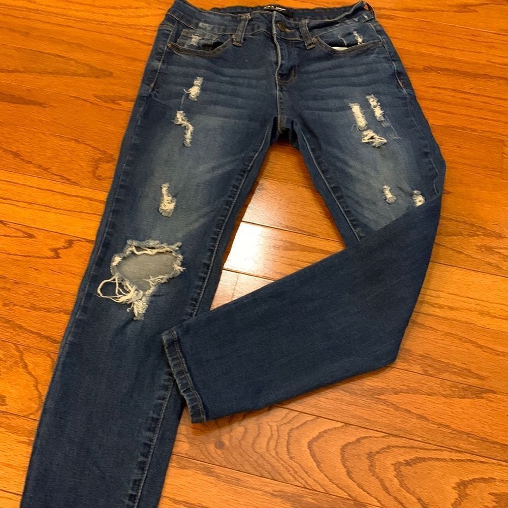 Wax Jean Size 5 jeans factory distressed